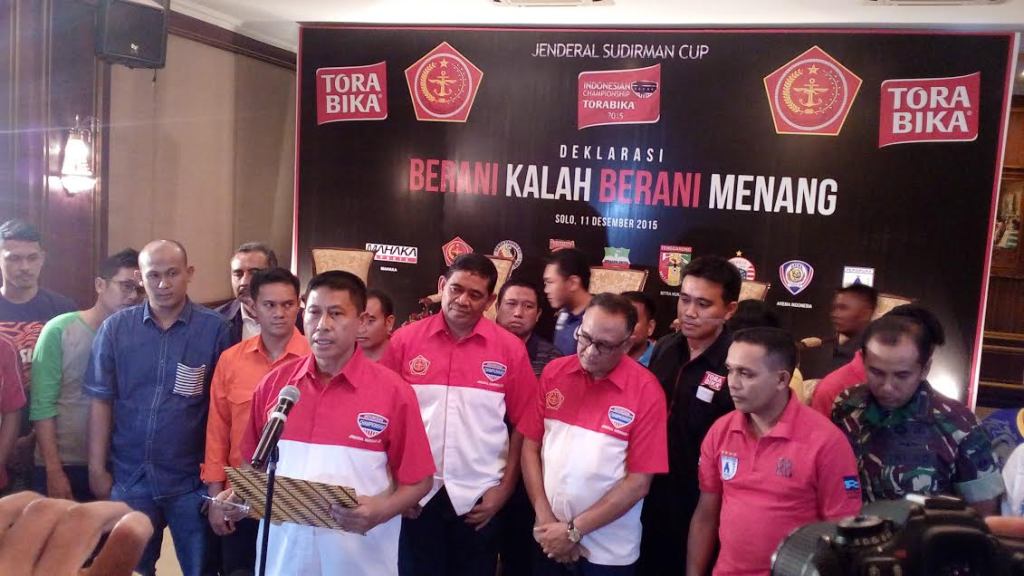 Suasana pembacaan deklarasi Berani Kalah Berani Menang. (Foto: MTVN/Krisna)