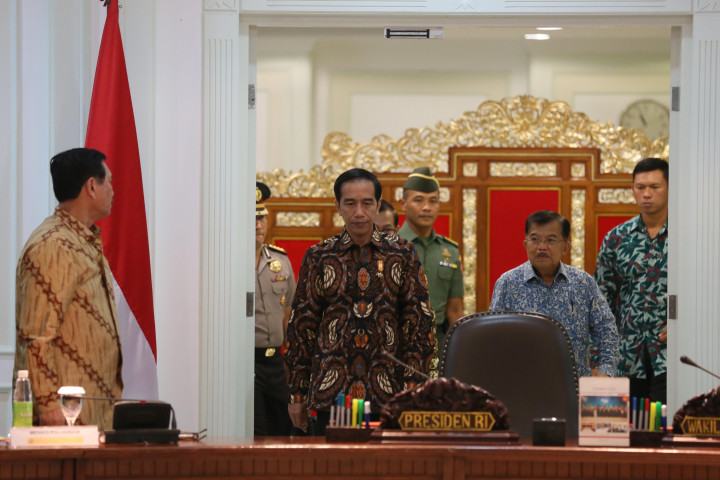 Canda Jokowi saat Terlambat Tiba di Istana