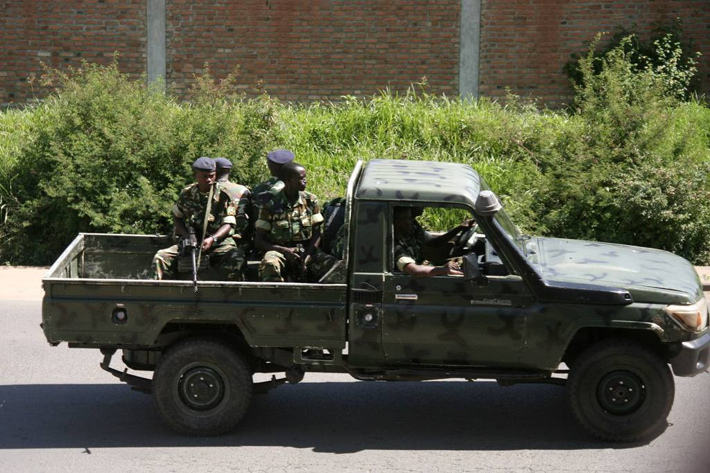 Militer Burundi patroli di ibu kota (Foto: AFP)