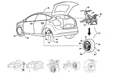 Ford Patenkan <i>Removable Wheels</i> dan <i>Unicycles</i> 