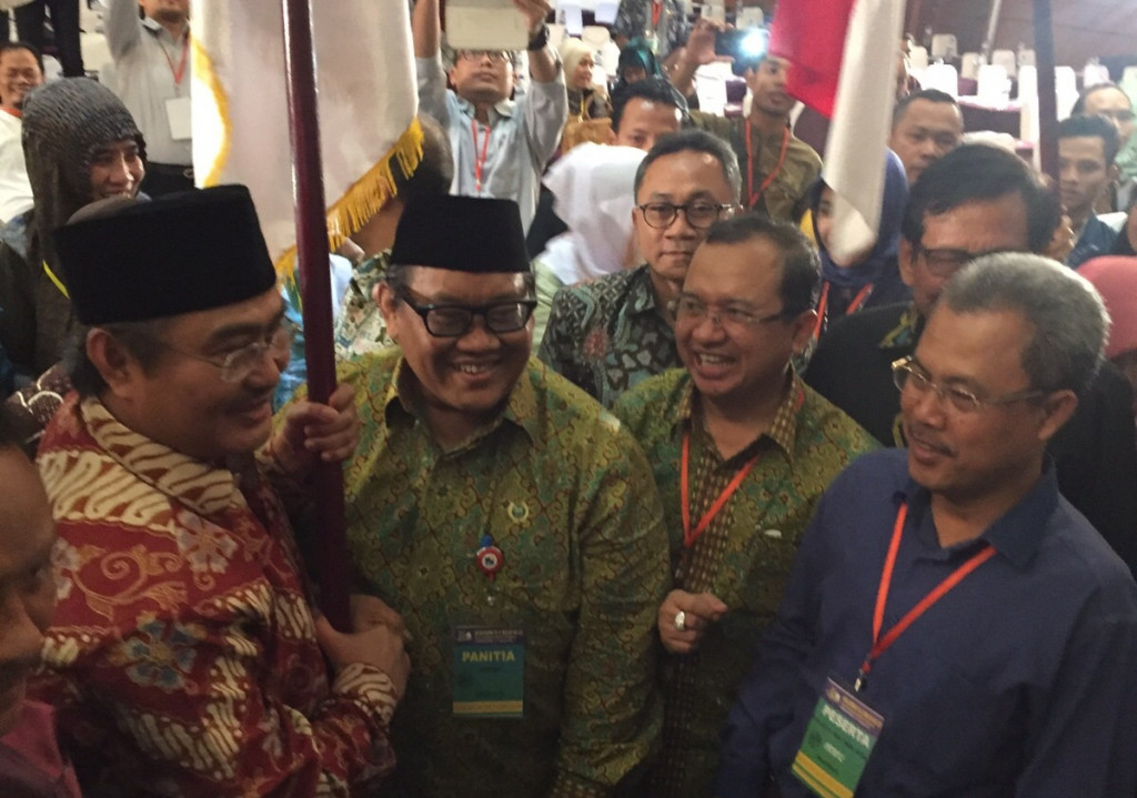 Jimly Asshiddiqie terpilih menjadi Ketua Umum ICMI,--Foto: MTVN/Nurfajri BN