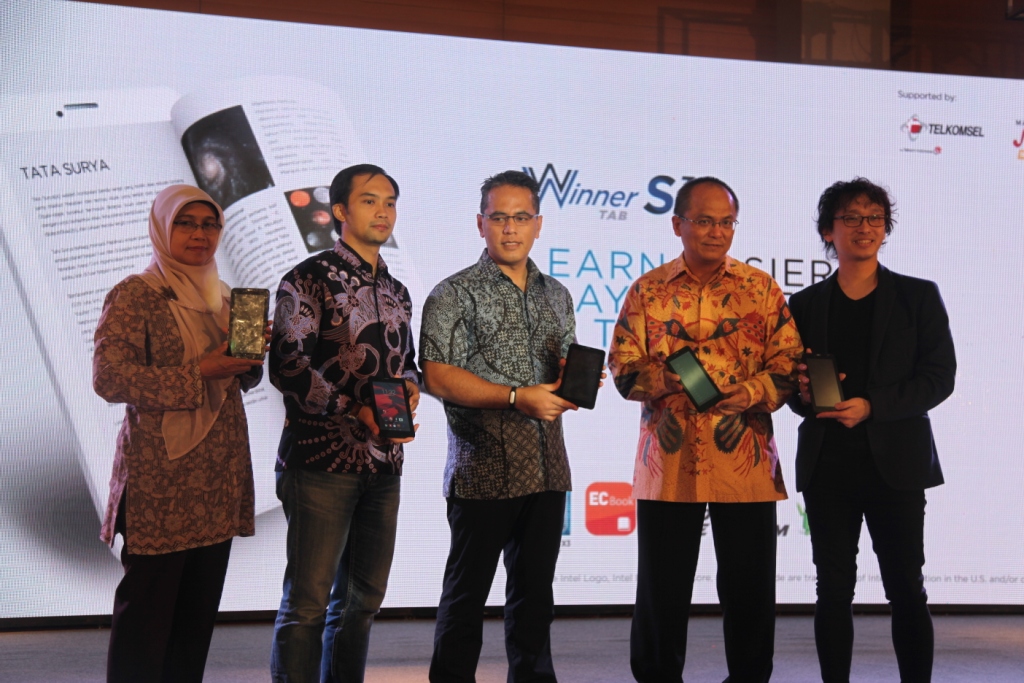 Saat peluncuran Winner Tab S3 di JS Luwansa.