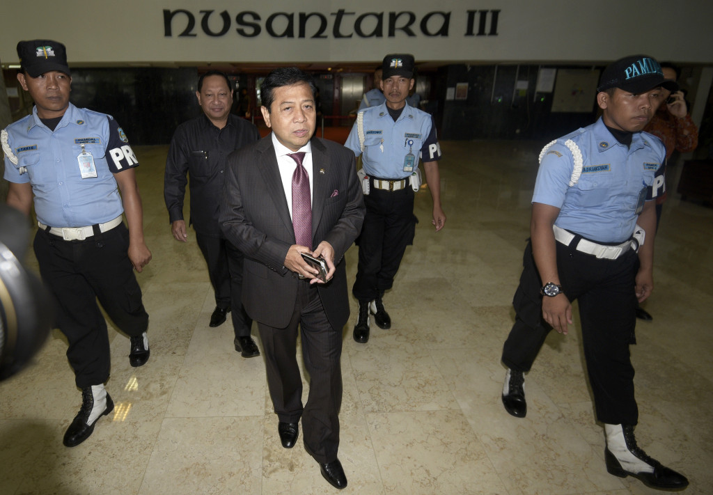Ketua DPR Setya Novanto diduga si pencatut nama Presiden dan Wakil Presiden terkait perpanjangan kontrak PT Freeport Indonesia,--Foto: Antara/Sigid Kurniawan