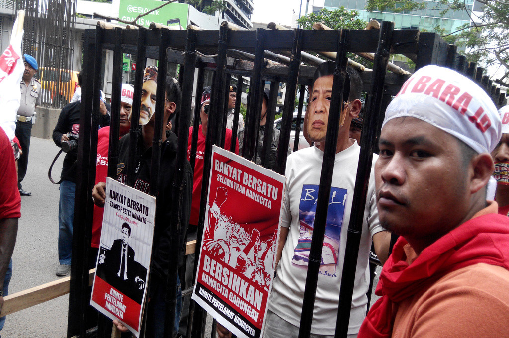 Novanto dan Riza Chalid dikurung----MTVN/Yogi