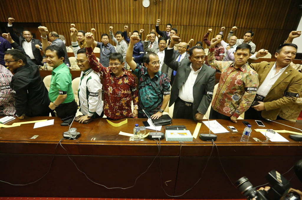 Aksi Selamatkan DPR-----MI/M. Irfan