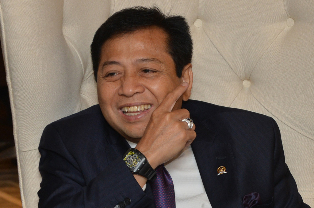 Ketua DPR Setya Novanto----AFP/Andri N