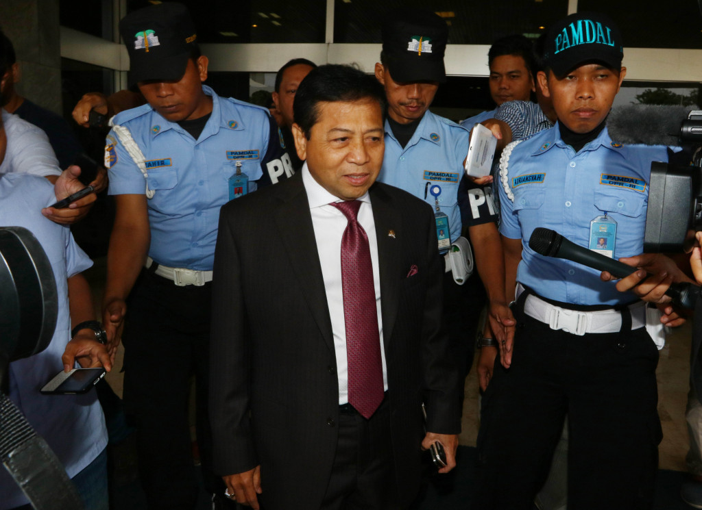 Ketua DPR Setya Novanto diduga si pencatut nama Presiden dan Wakil Presiden terkait perpanjangan kontrak PT Freeport Indonesia,--Foto: MI/Mohamad Irfan