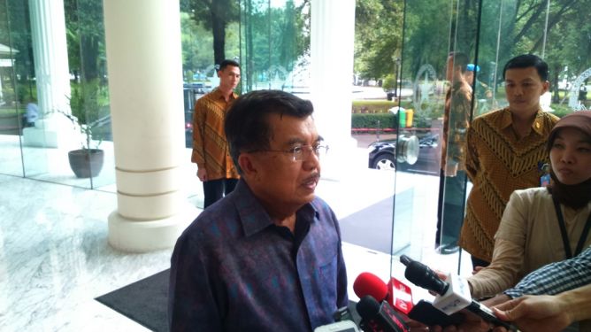 Wakil Presiden Jusuf Kalla. Foto: Metrotvnews.com/Dheri Agriesta.