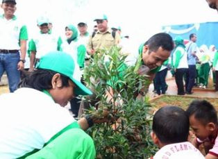 Pemkot Tangerang Resmikan Pembangunan Ruang Terbuka Hijau