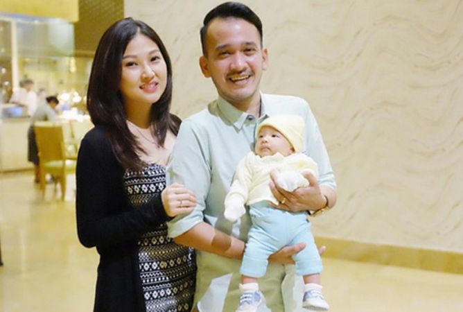 Sarwendah,Ruben Onsu & Thalia. (foto:Instagram)