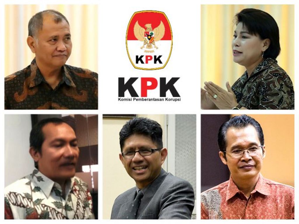 Pimpinan KPK periode 2015-2019. Foto: MTVN/R. Riyandi