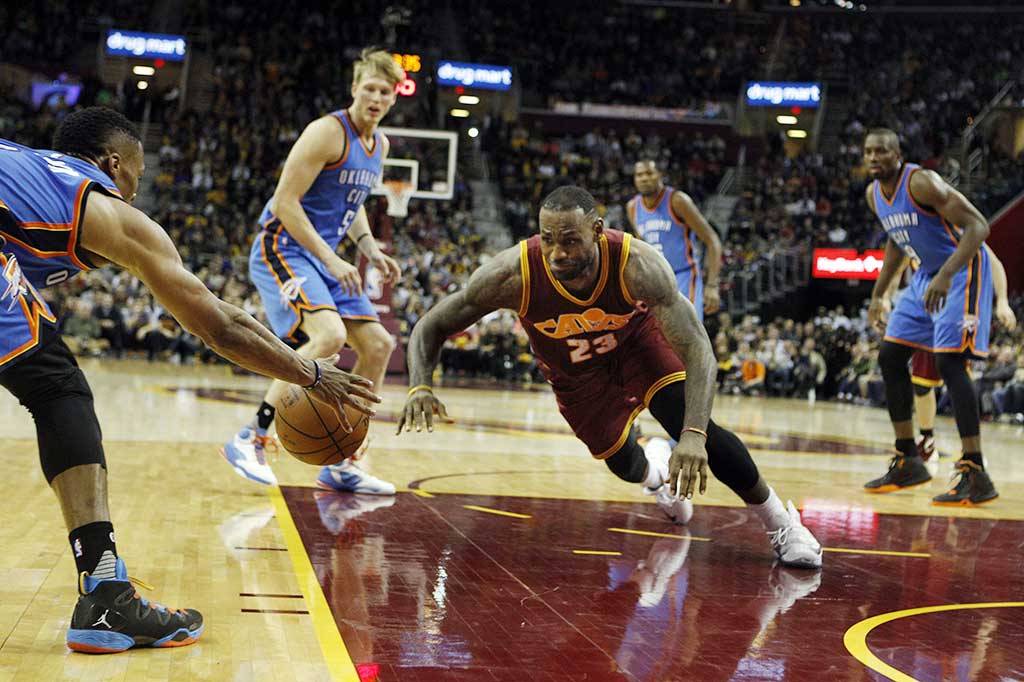 Cavs Tundukkan Thunder 104-100
