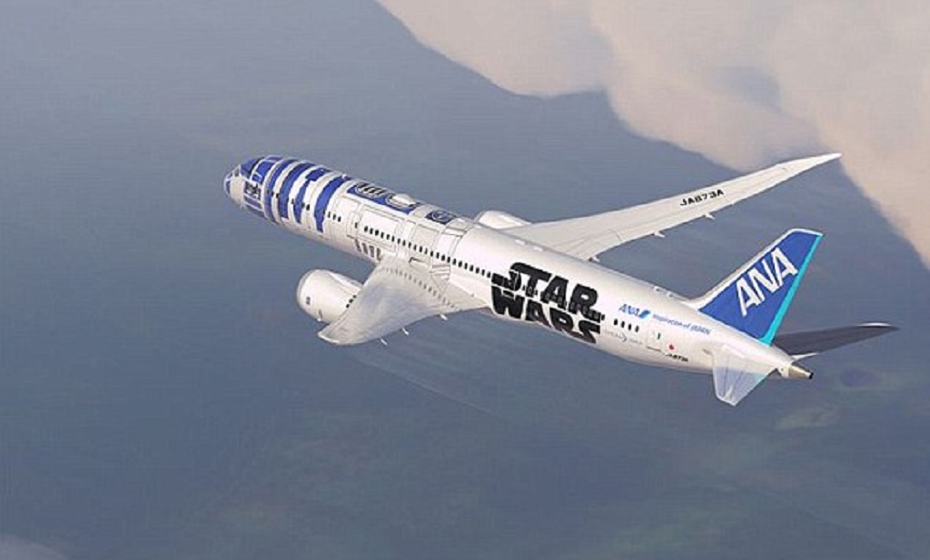 Pesawat Star Wars. (foto:Dailymail)
