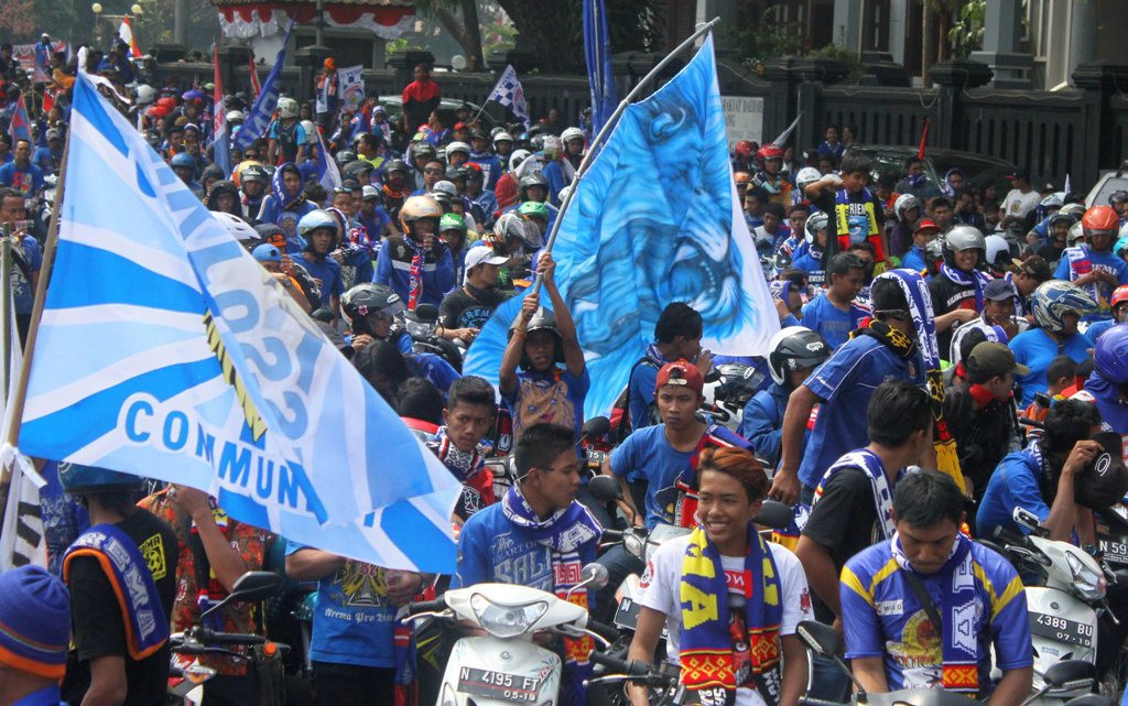 Ilustrasi Aremania (Foto: Antara)
