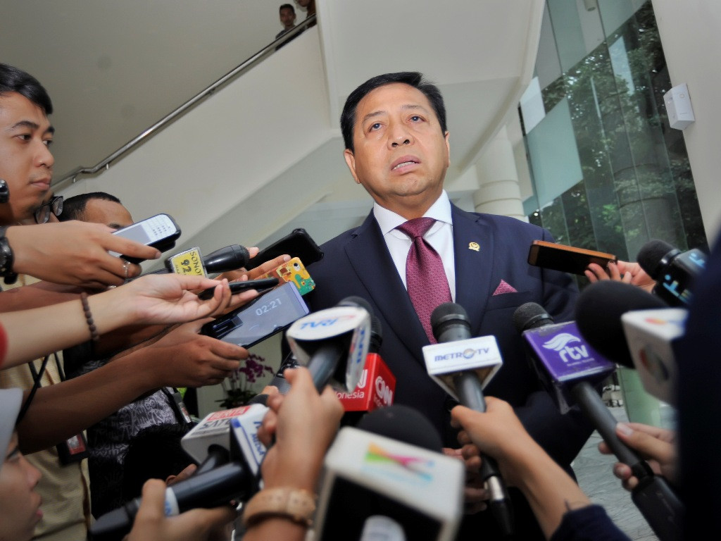 Mantan Ketua DPR Setya Novanto. ANTARA/Yudha Mahatma