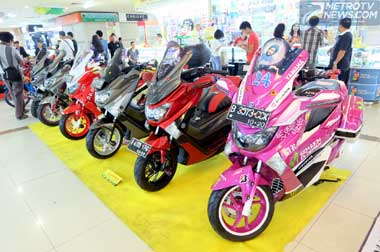 Unik, Kontes Modifikasi Motor ini Berlangsung di Mall