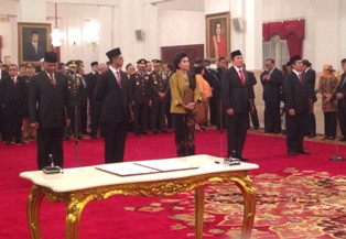 Pimpinan KPK Resmi Dilantik Presiden 