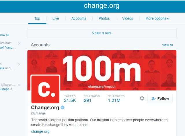 Change.org Indonesia.MTVN/Istimewa