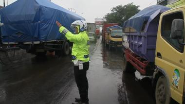 Volume Kendaraan di Pantura Brebes Mulai Meningkat