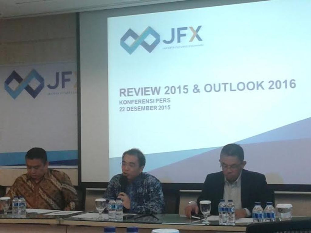 Suasana konferensi pers Bursa Berjangka Jakarta (Foto: MTVN/Eko Nordiansyah)