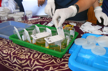 Jelang Libur Panjang, Polresta Bekasi Tes Urin Sopir Bus 