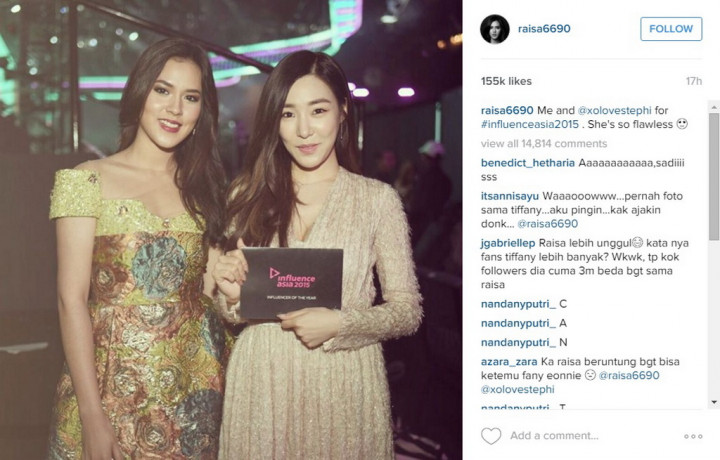 Cerita di Balik Kehebohan Foto Raisa dan Tiffany 'SNSD'