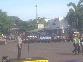 Polri Gelar Apel Pasukan Operasi Lilin 2015