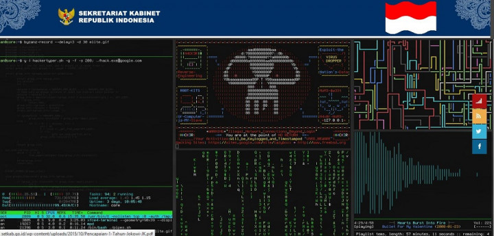 Situs Sekretariat Kabinet Diserang Hacker
