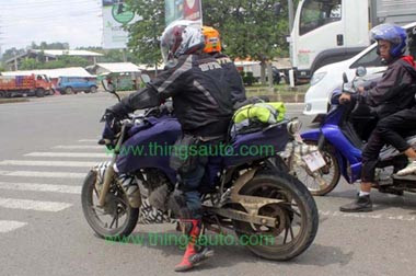 Lagi, TVS Apache 200 Tertangkap Kamera saat Uji Jalan