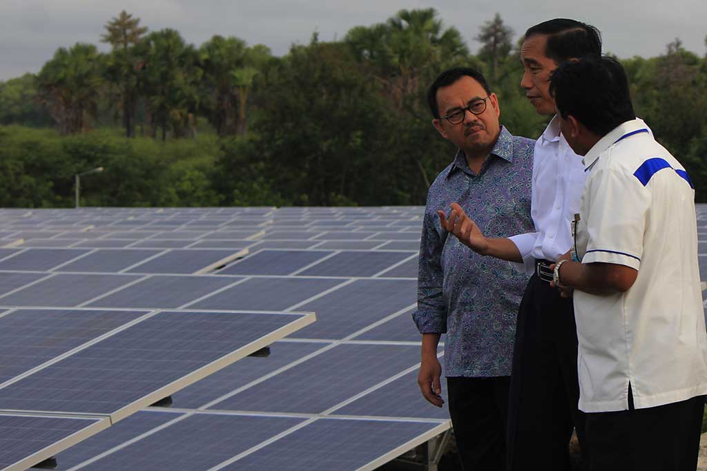 Presiden Resmikan PLTS Terbesar di Indonesia