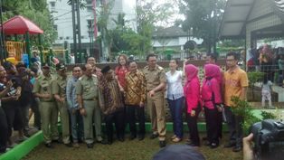 Ahok Resmikan RPTRA Seluas 550 Meter Persegi di Bintaro