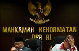 Internal dorong MKD Vonis Novanto  