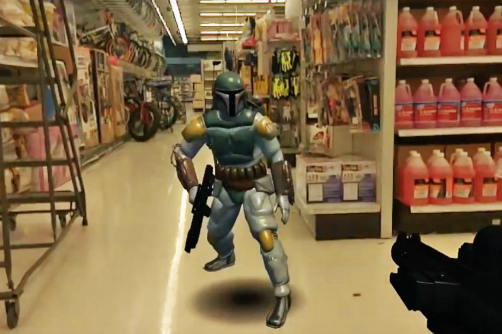 Trixie Studio unggah video singkat tentang game augmented reality terinspirasi Star Wars.