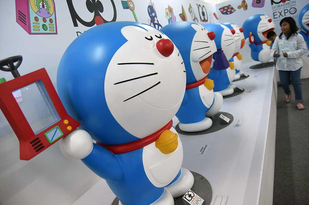 Doraemon dan Isi Kantong Ajaibnya Dipamerkan di Surabaya
