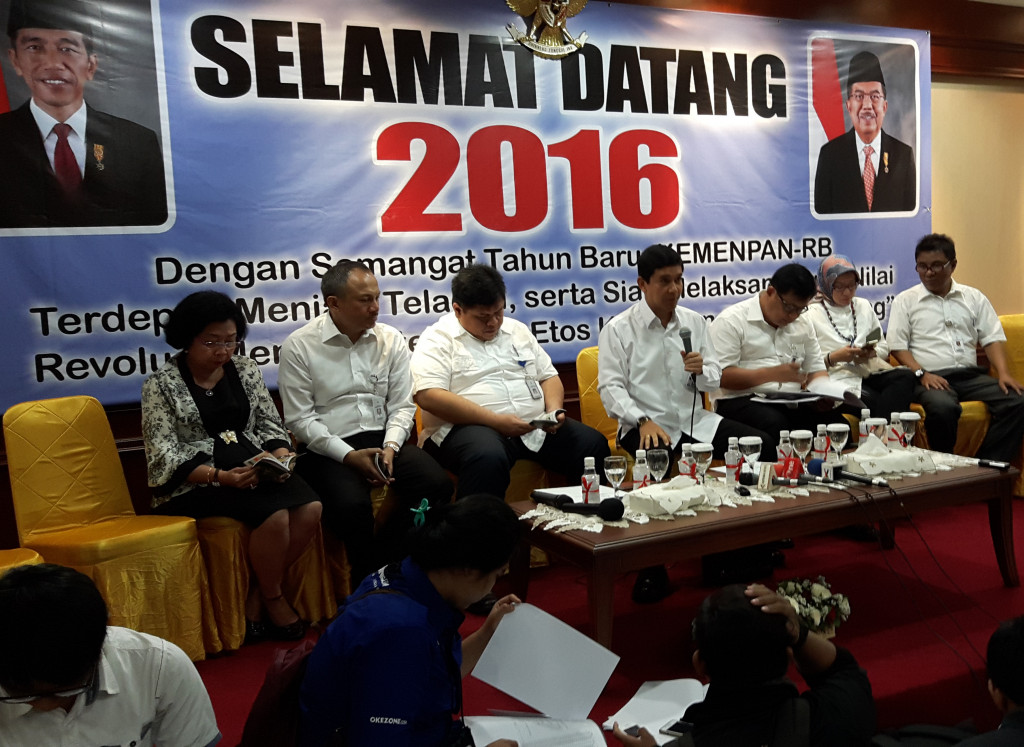 Kemenpan dan RB Yuddy Chrisnandi. Foto: MTVN/Riyan Ferdianto