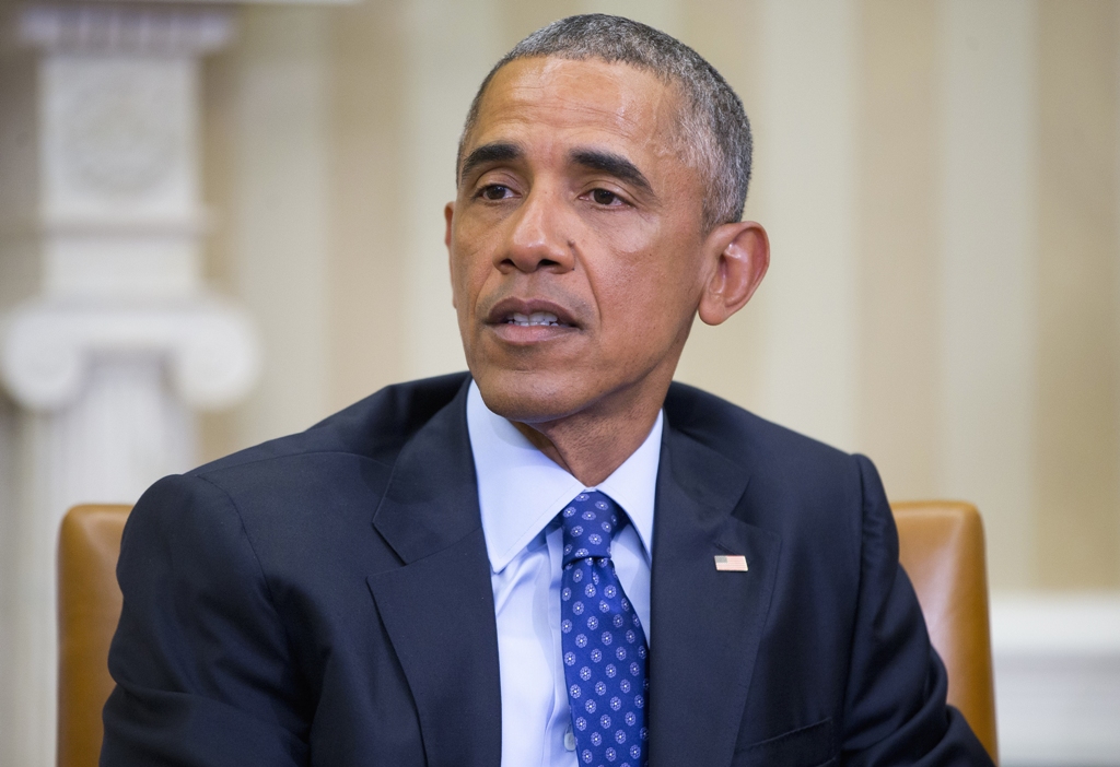 Barack Obama saat berbicara mengenai UU senjata (Foto:AFP)