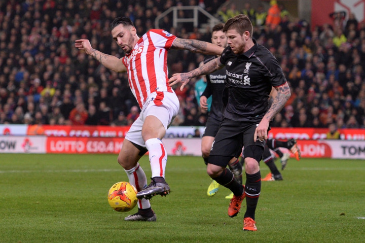 Ibe Cetak Gol, Liverpool Sementara Unggul atas Stoke 