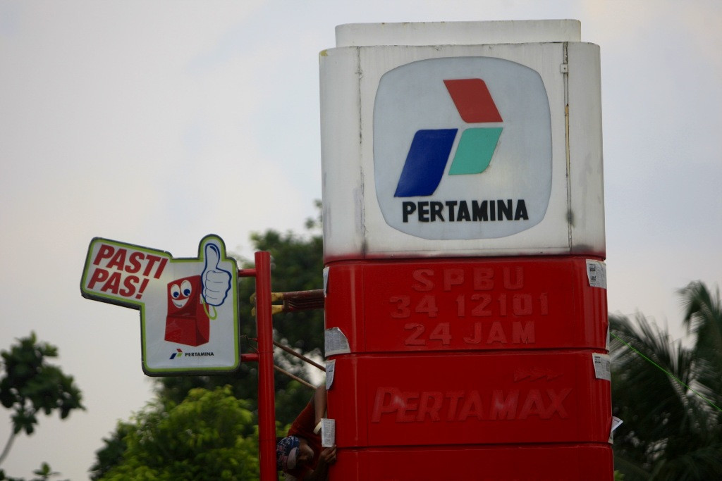 Pertamina (MI/ROMMY PUJIANTO).