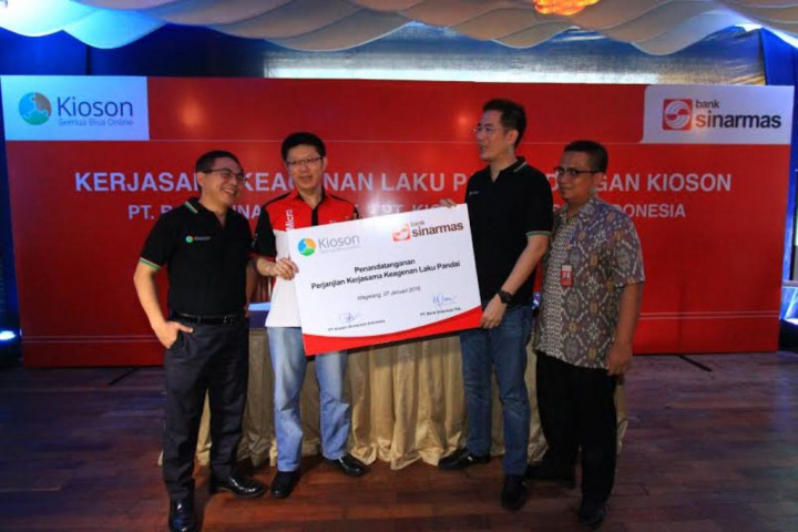 Bank Sinarmas Gandeng Kioson Jadi Agen Laku Pandai