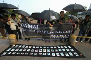 Aksi Kamisan Tergusur dari Depan Istana