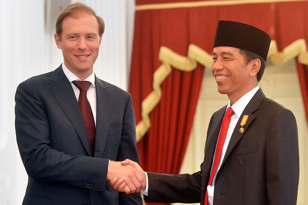 Presiden Terima Menteri Perdagangan dan Industri Rusia 