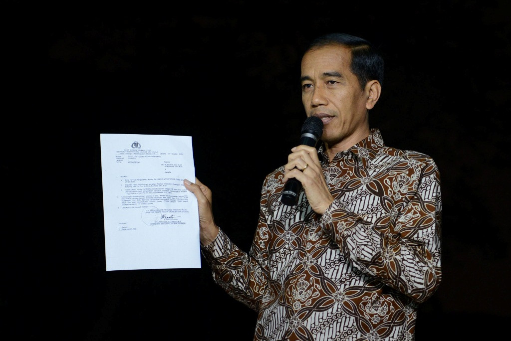 Presiden Jokowi (MI/PANCA SYURKANI)