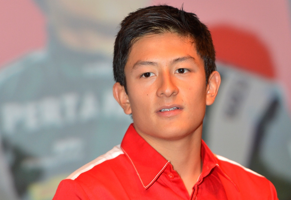 Pembalap Indonesia Rio Haryanto. (ANTARA FOTO/Rosa Panggabean)