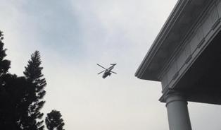 Pengamanan Diperketat, Jokowi Naik Helikopter ke Istana