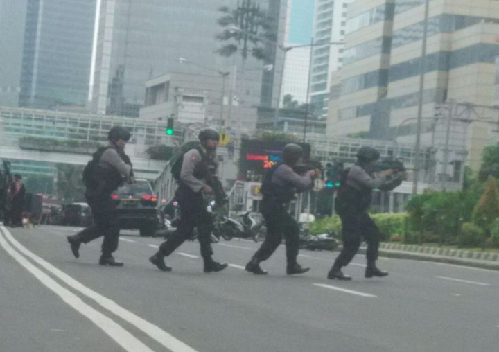 4 Teroris di Sarinah Ditembak Mati