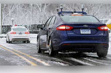 Ford Uji Mobil Otonom di Cuaca Buruk 