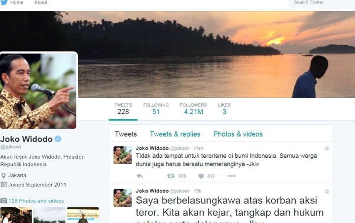 Jokowi Ajak Semua Warga Dunia Perangi Terorisme