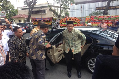 Menag Letakkan Batu Pertama di Masjid dengan Menara Tertinggi se-Asia