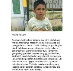 Bocah yang Resahkan <i>Netizen</i> Ternyata Berkebutuhan Khusus