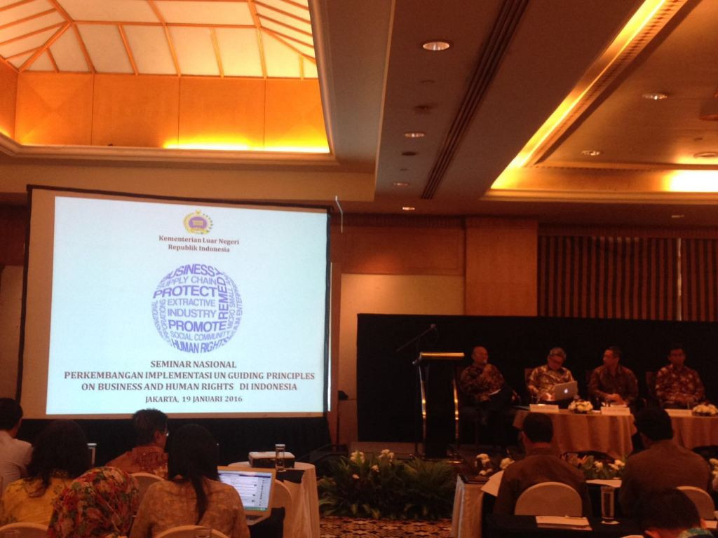 Diskusi mengenai HAM di Jakarta (Foto: Sonya Michaella/MTVN)